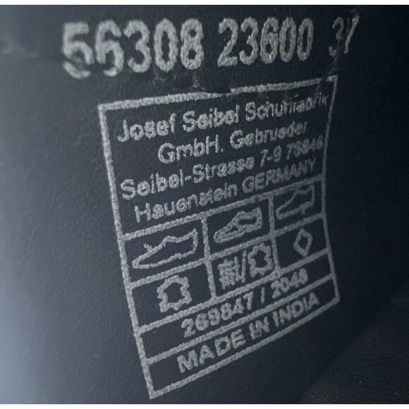 Josef Seibel Womens Black Leather Clog Carole (56308) EU 37 US 6-6.5 - Picture 10 of 12